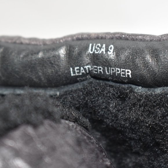 $400 Ross & Snow Stefano Hiking Boot with Genuine Shearling Insole BLACK 9 (ME1)